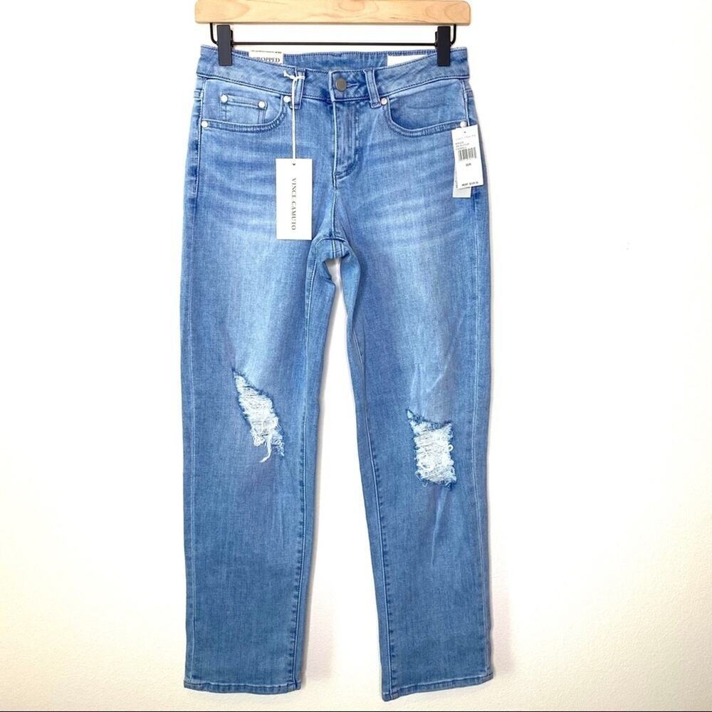 Vince Camuto Women’s Distressed Cropped Jeans Size 25 New With Tags